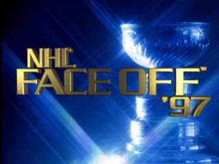 NHL FaceOff title screen for Playstation
